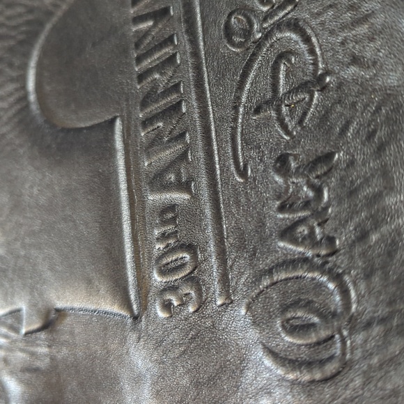 Walt Disney World Leather Jacket 30th Anniversary Vintage 90s Size XXL in Black - Picture 6 of 12